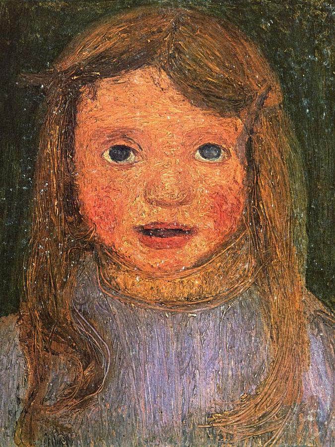 Elsbeth 1 By Paula Modersohn Becker Fine Art Print