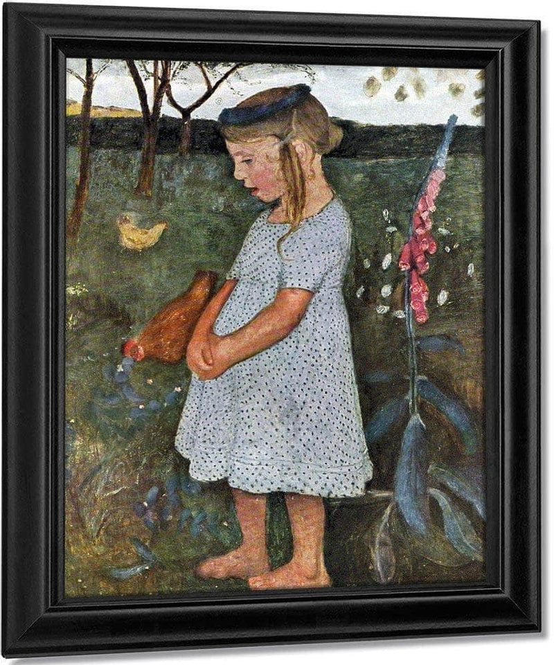 Elsbeth By Paula Modersohn Becker Fine Art Print