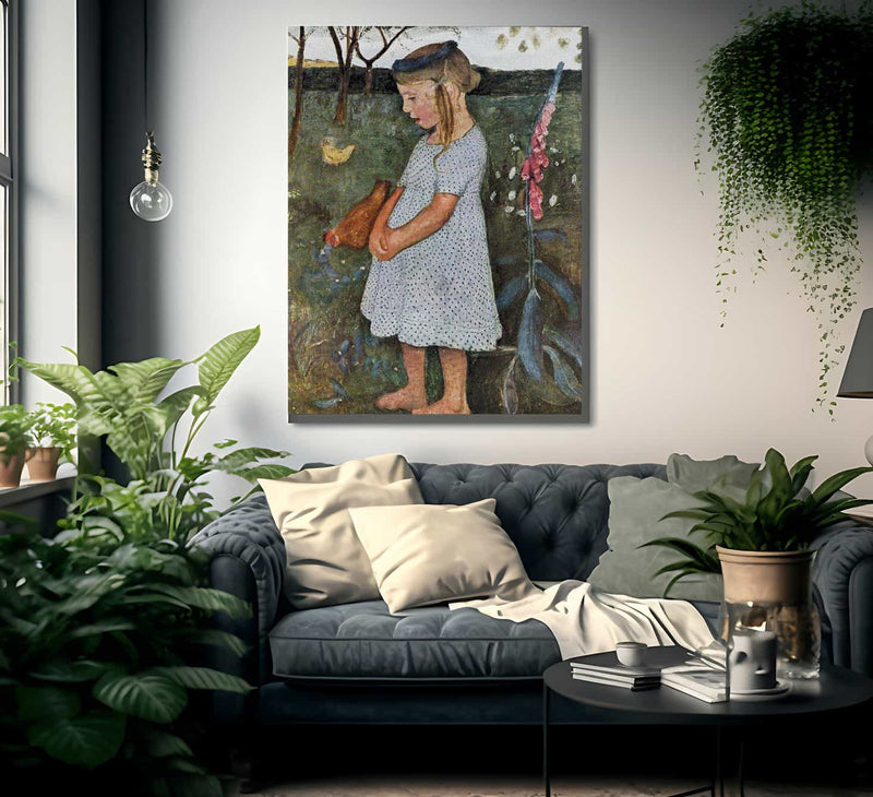 Elsbeth By Paula Modersohn Becker Fine Art Print