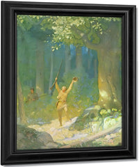 Emerging Into An Opening By NC Wyeth Fine Art Print