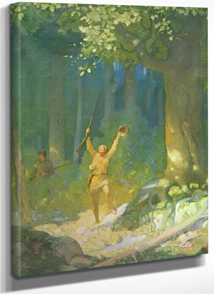 Emerging Into An Opening By NC Wyeth Fine Art Print