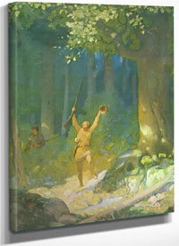 Emerging Into An Opening By NC Wyeth Fine Art Print