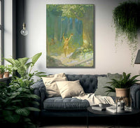 Emerging Into An Opening By NC Wyeth Fine Art Print