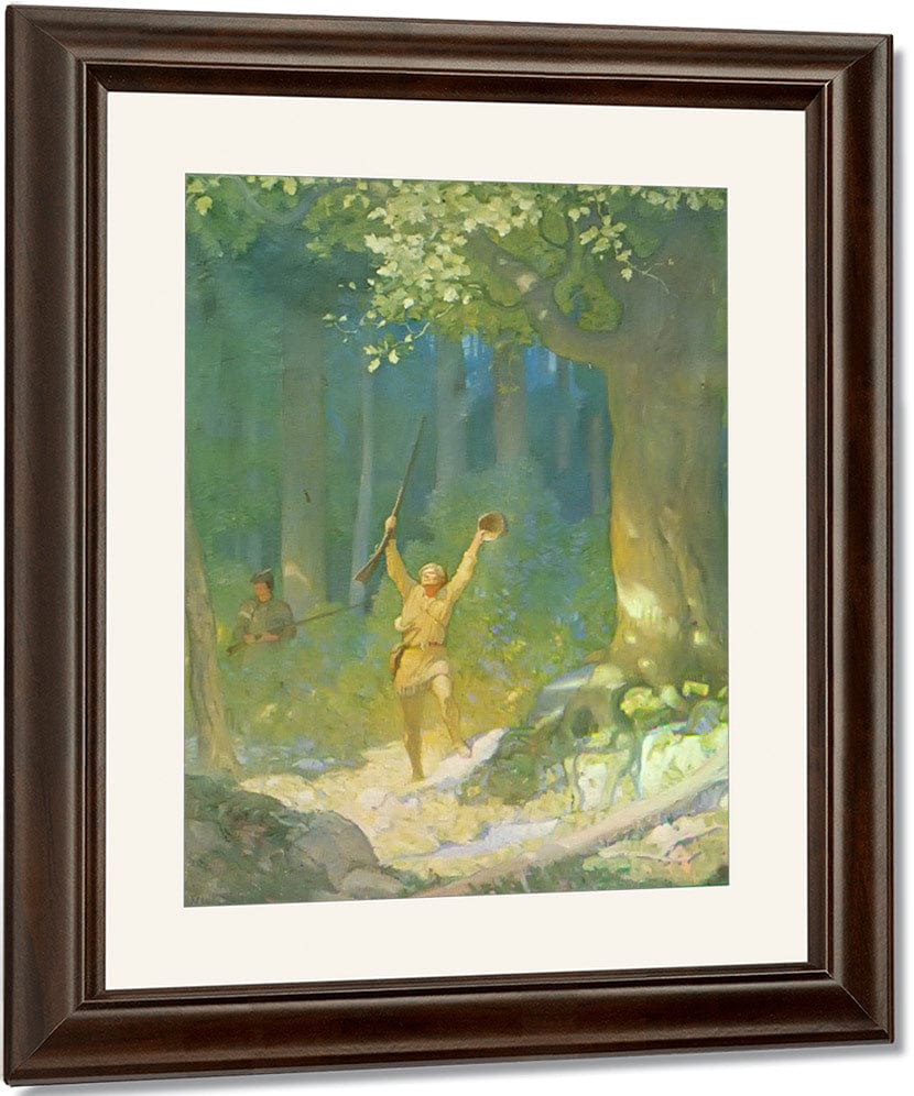 Emerging Into An Opening By NC Wyeth Fine Art Print