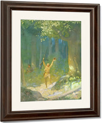 Emerging Into An Opening By NC Wyeth Fine Art Print