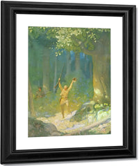 Emerging Into An Opening By NC Wyeth Fine Art Print