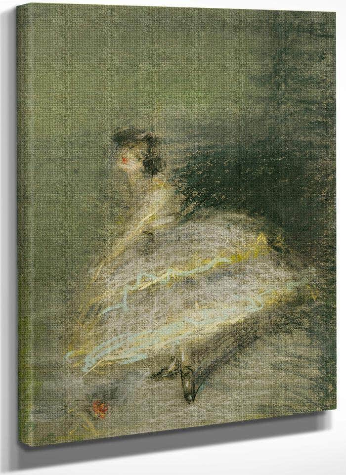 En Crinoline By Alice Pike Barney Fine Art Print