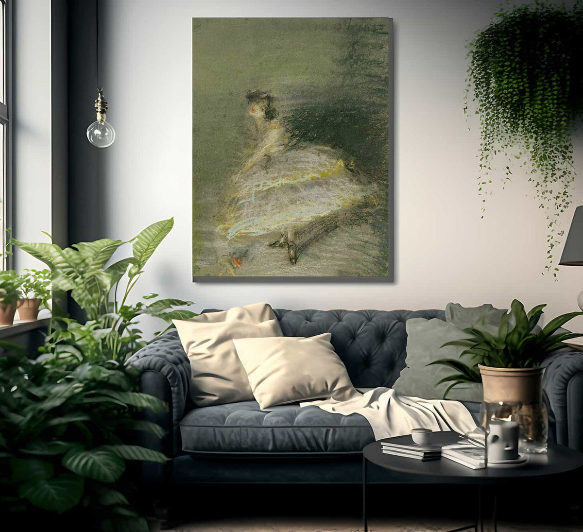 En Crinoline By Alice Pike Barney Fine Art Print