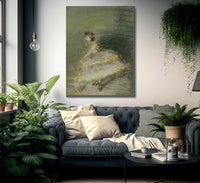 En Crinoline By Alice Pike Barney Fine Art Print