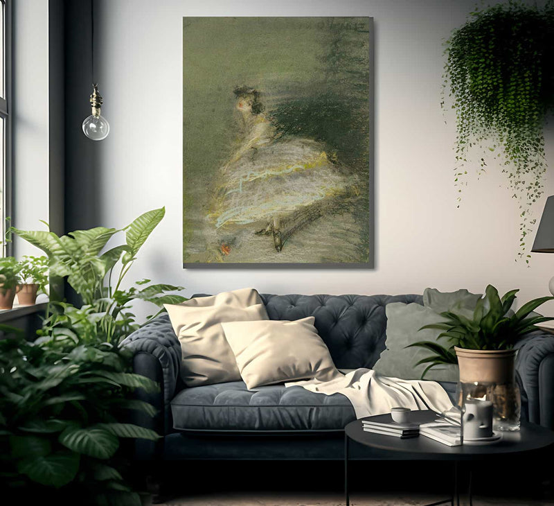 En Crinoline By Alice Pike Barney Fine Art Print