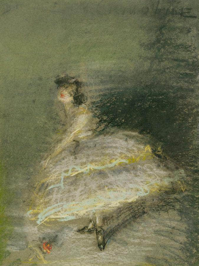 En Crinoline By Alice Pike Barney Fine Art Print