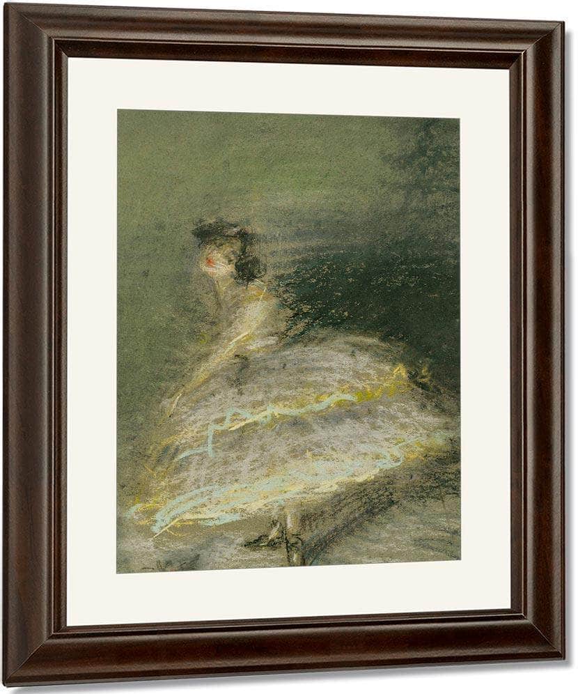 En Crinoline By Alice Pike Barney Fine Art Print