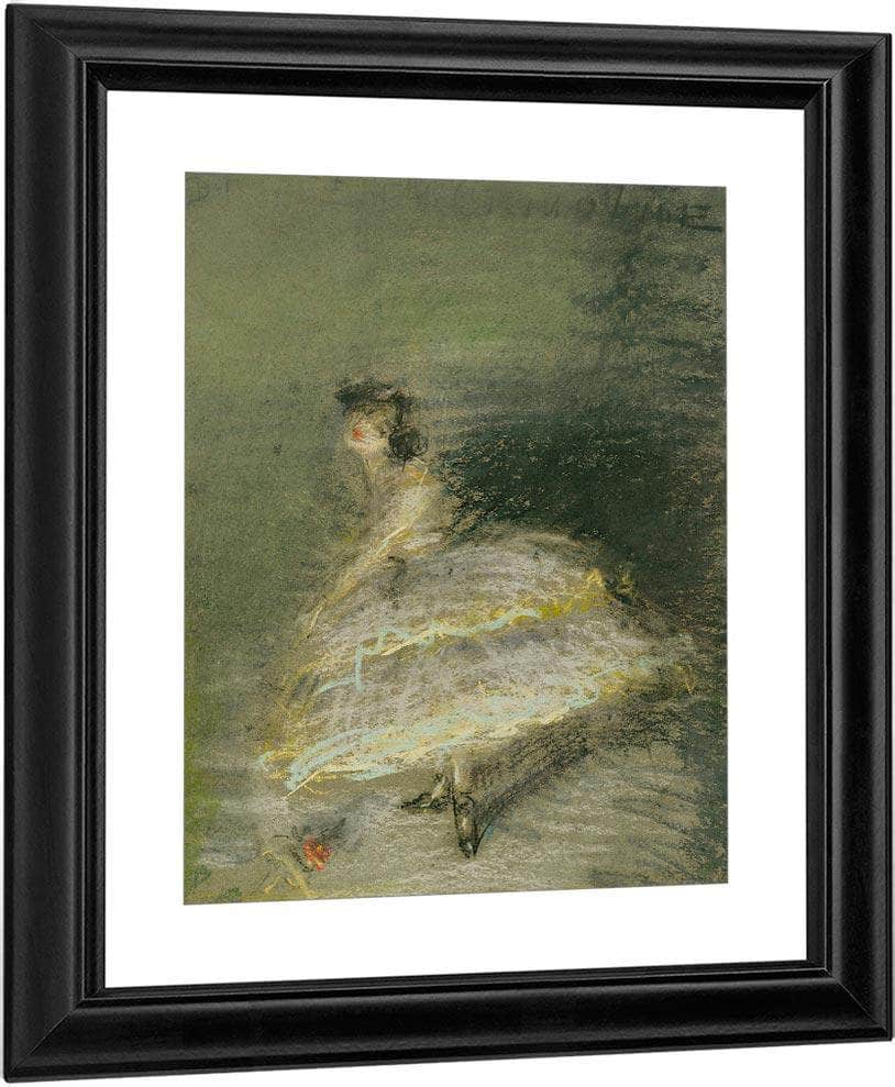 En Crinoline By Alice Pike Barney Fine Art Print