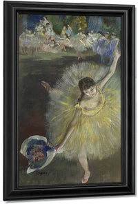 End Of An Arabesque By Edgar Degas Fine Art Print