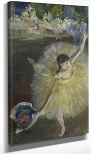 End Of An Arabesque By Edgar Degas Fine Art Print