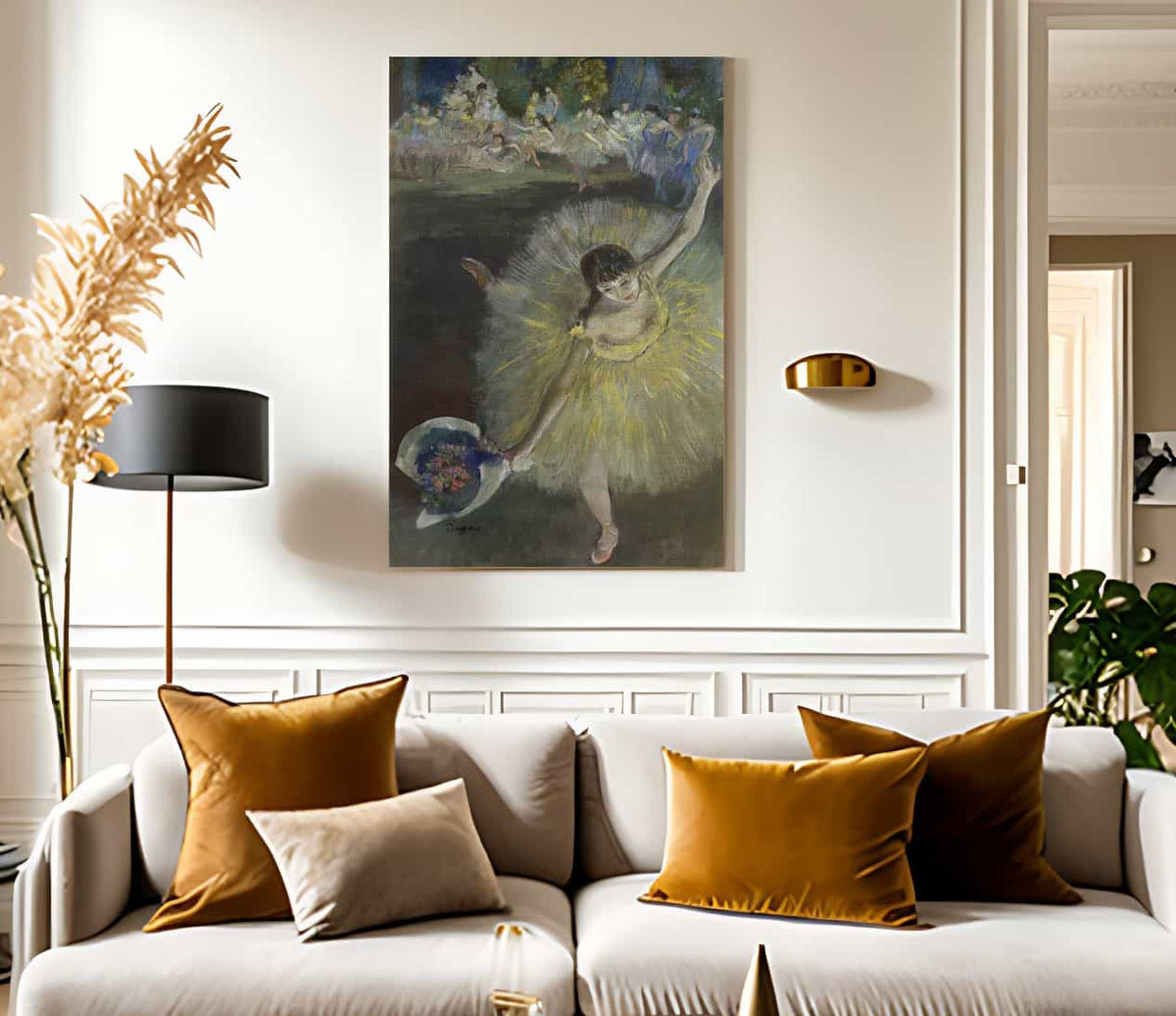 End Of An Arabesque By Edgar Degas Fine Art Print
