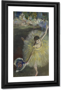 End Of An Arabesque By Edgar Degas Fine Art Print