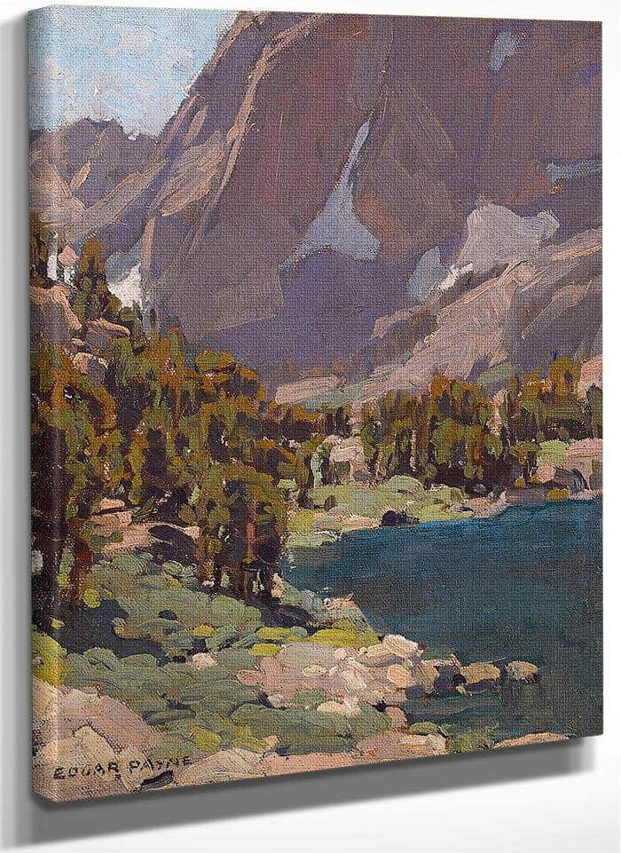 End Of The Lake, California Sierras By Edgar Payne Fine Art Print