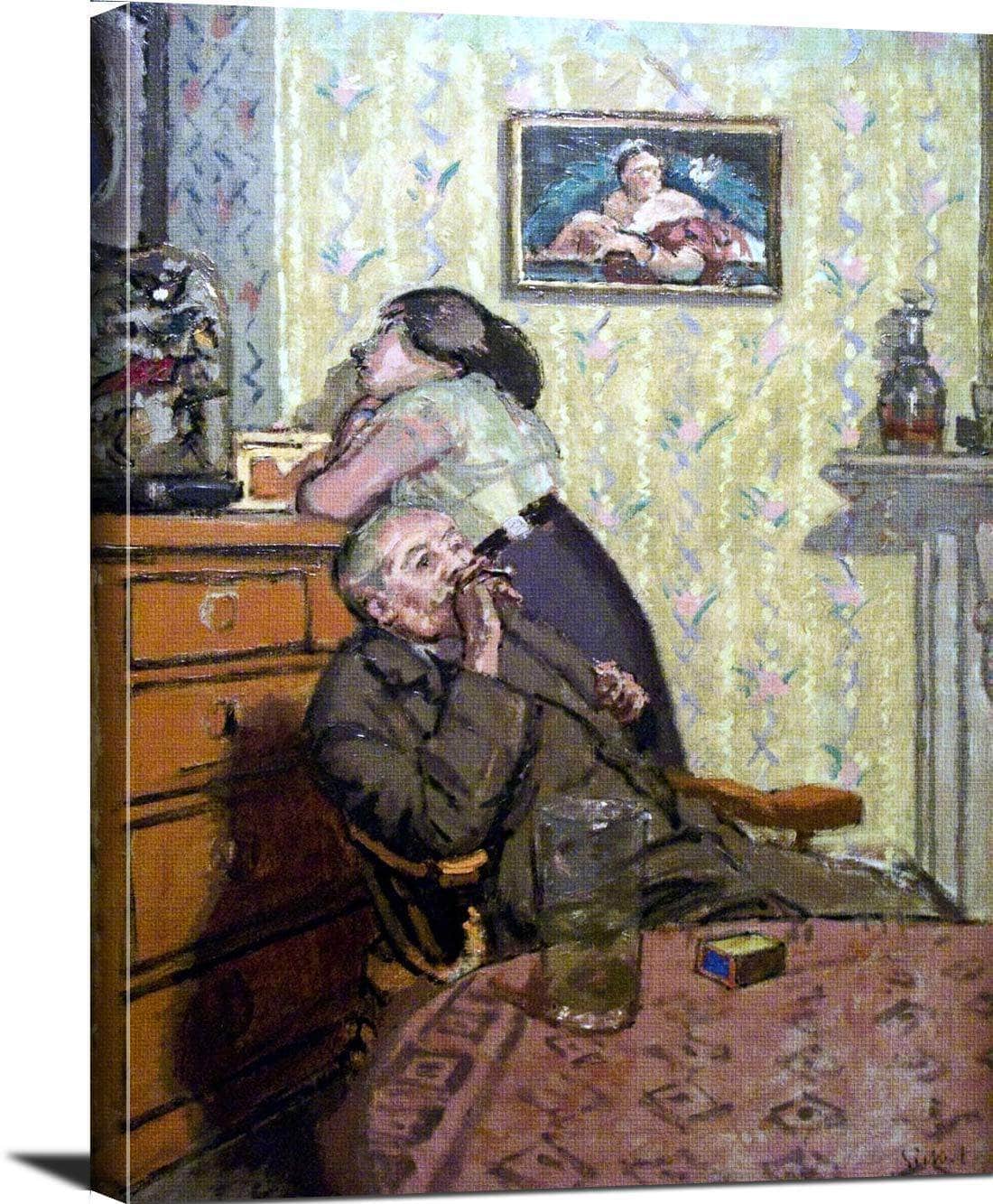 Ennui Painting Walter Richard Sickert Canvas Art Fine Art Print