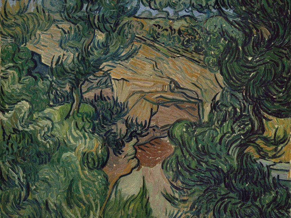 Entrance To A Quarry By Vincent Van Gogh Fine Art Print