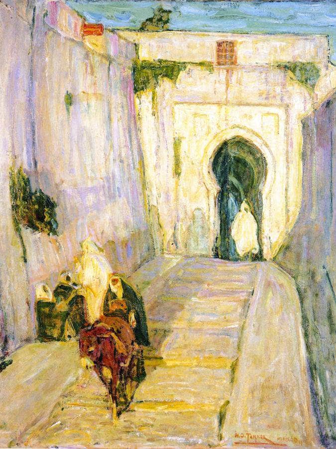 Entrance To The Casbah By Henry Ossawa Tanner Fine Art Print