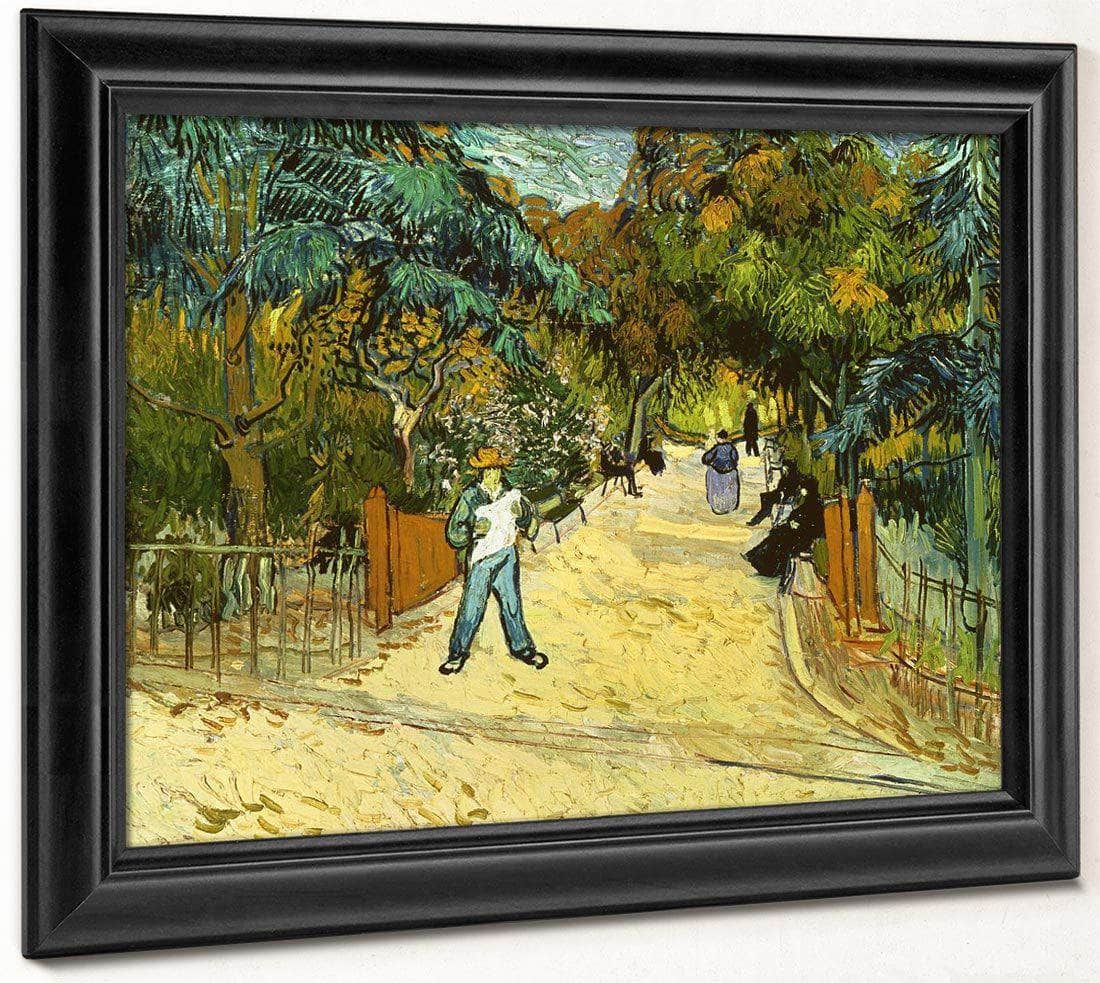 Entrance To The Public Gardens In Arles By Vincent Van Gogh Fine Art Print