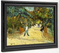 Entrance To The Public Gardens In Arles By Vincent Van Gogh Fine Art Print