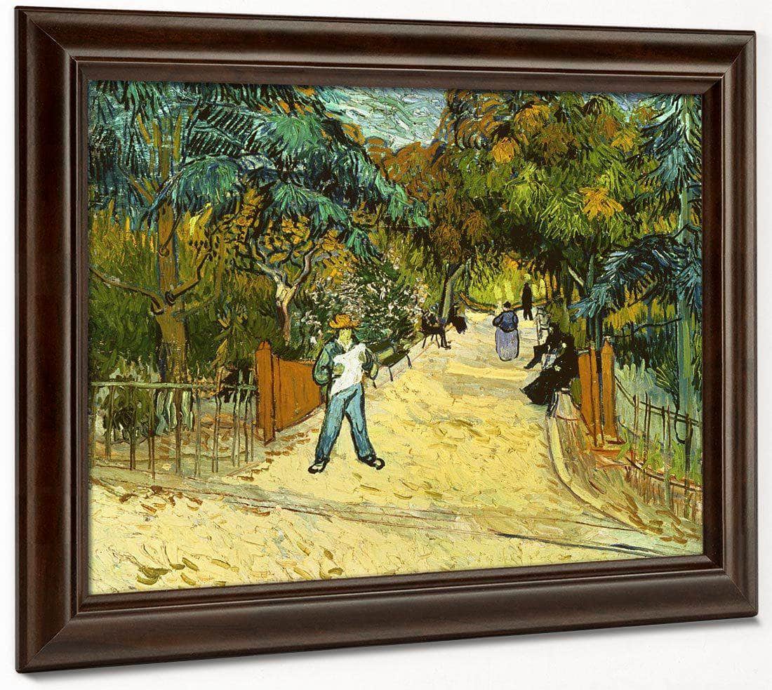 Entrance To The Public Gardens In Arles By Vincent Van Gogh Fine Art Print
