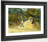 Entrance To The Public Gardens In Arles By Vincent Van Gogh Fine Art Print