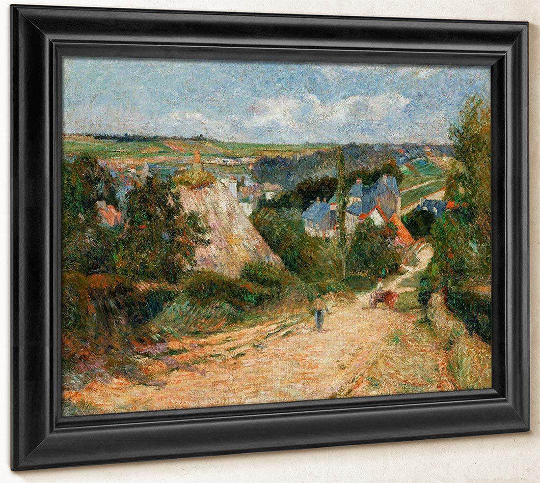 Entrance To The Village Of Osny By Paul Gauguin Fine Art Print