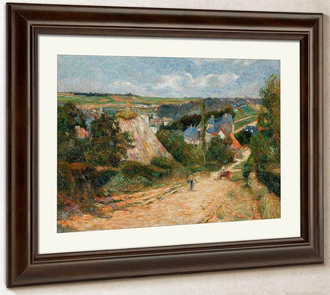 Entrance To The Village Of Osny By Paul Gauguin Fine Art Print