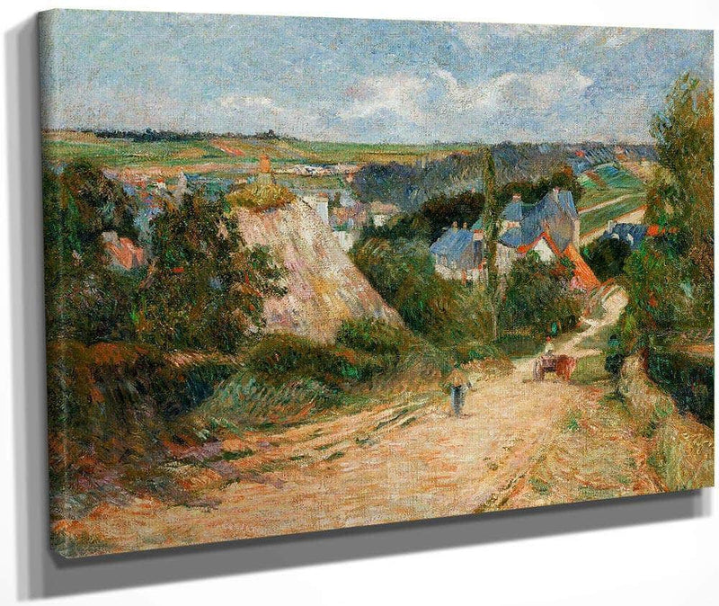 Entrance To The Village Of Osny By Paul Gauguin Fine Art Print