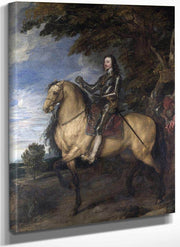 Equestrian Portrait Of Charles I By Anthony Van Dyck Fine Art Print