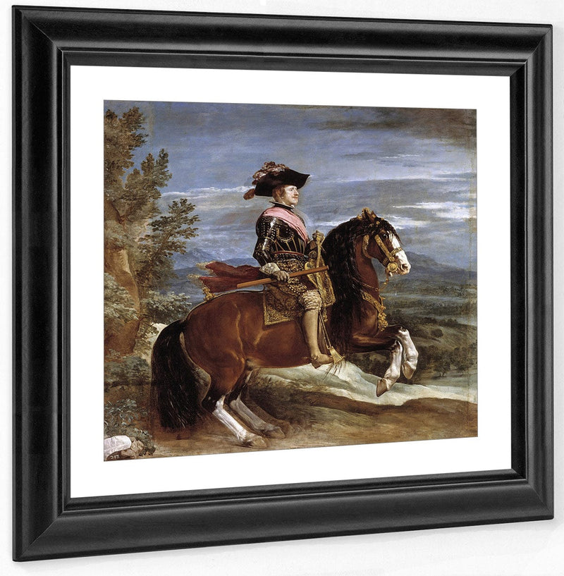 Equestrian Portrait Of Philip Iv By Diego Velazquez Fine Art Print