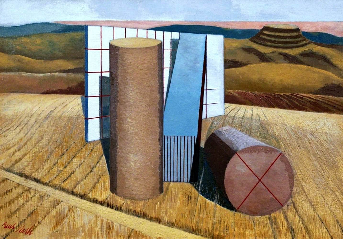 Equivalents For The Megaliths Painting Paul Nash Canvas Art Fine Art Print