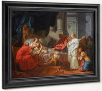 Erasistratus Discovers The Cause Of Antiochuss Disease 1774 Ecole Des Beaux Arts Paris By Jacques Louis David Fine Art Print