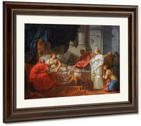 Erasistratus Discovers The Cause Of Antiochuss Disease 1774 Ecole Des Beaux Arts Paris By Jacques Louis David Fine Art Print