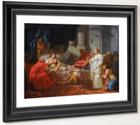 Erasistratus Discovers The Cause Of Antiochuss Disease 1774 Ecole Des Beaux Arts Paris By Jacques Louis David Fine Art Print