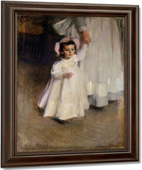 Ernesta Child With Nurse 1894 By Cecilia Beaux Fine Art Print