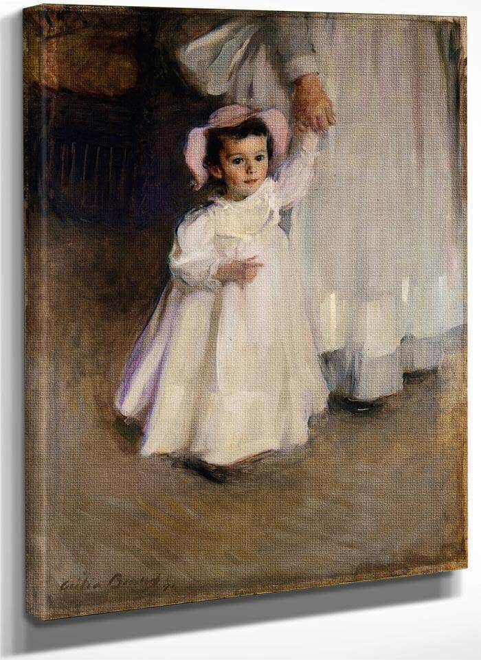 Ernesta Child With Nurse 1894 By Cecilia Beaux Fine Art Print