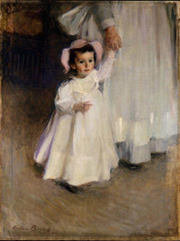 Ernesta Child With Nurse 1894 By Cecilia Beaux Fine Art Print