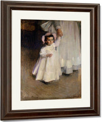 Ernesta Child With Nurse 1894 By Cecilia Beaux Fine Art Print