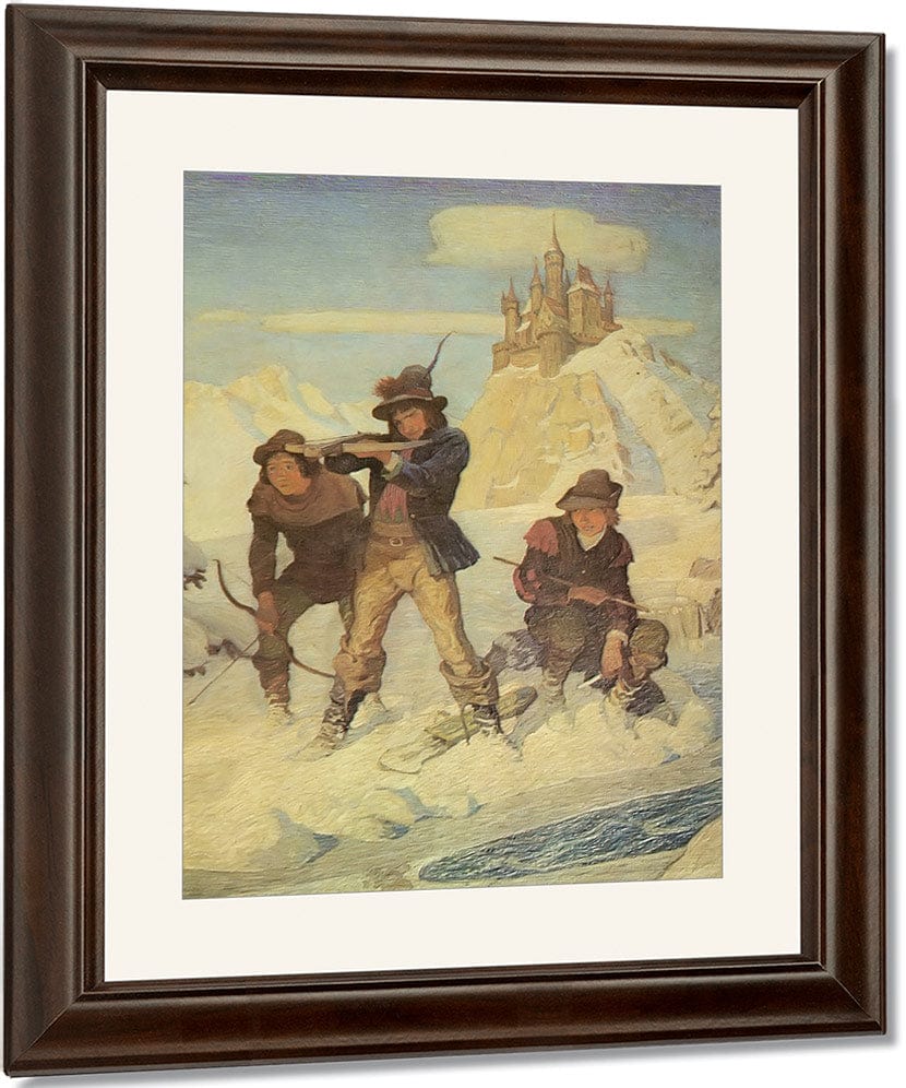 Eseldorf Was A Paradise For Us Boys By NC Wyeth Fine Art Print