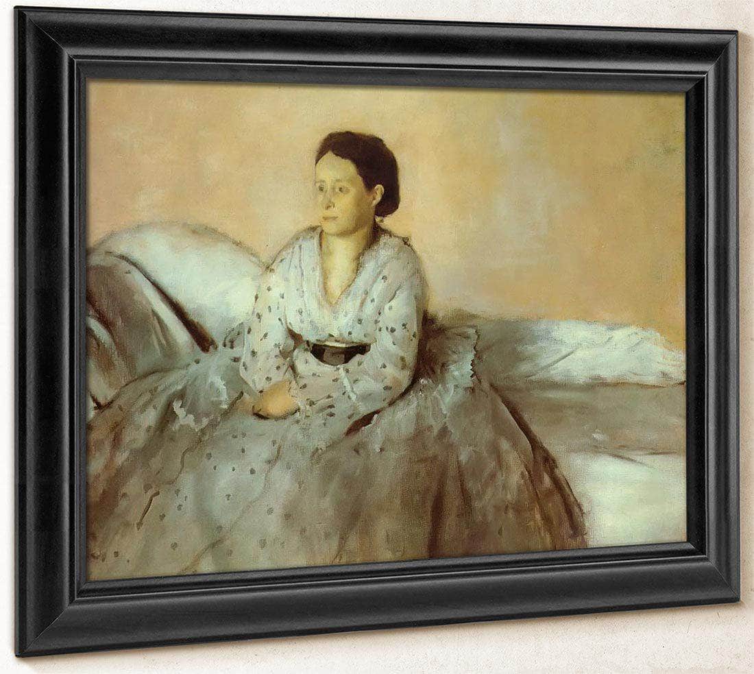 Estelle Musson By Edgar Degas Fine Art Print