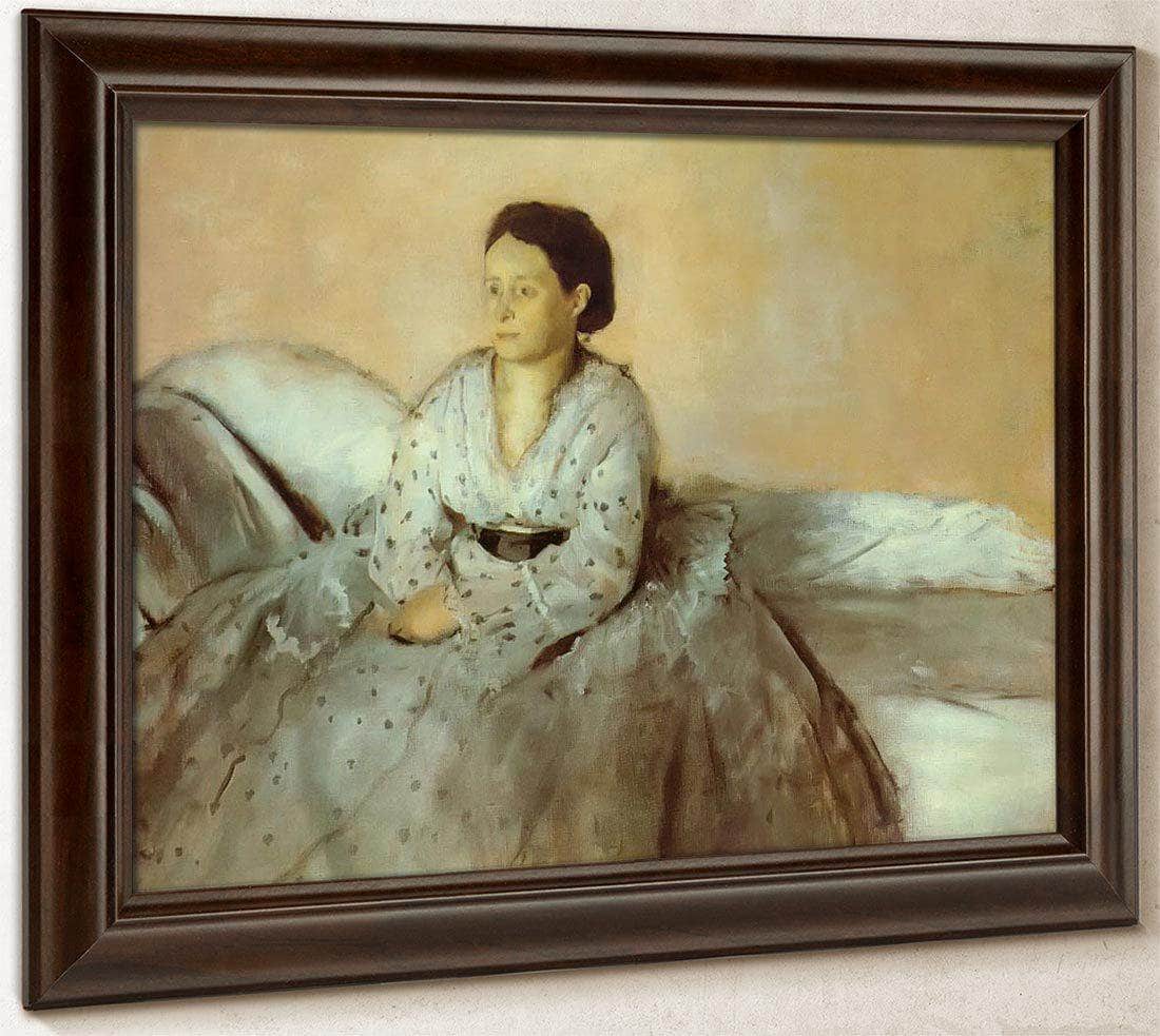 Estelle Musson By Edgar Degas Fine Art Print