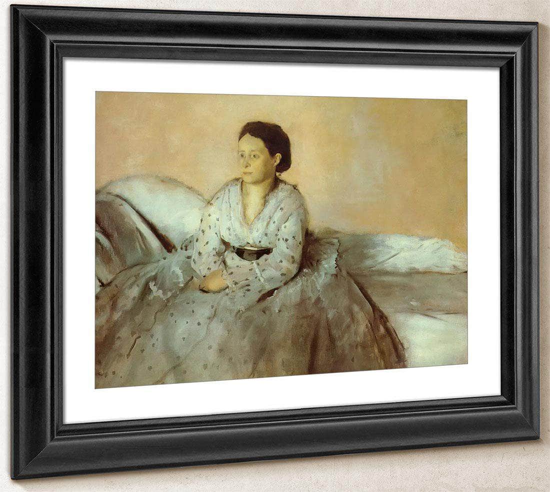 Estelle Musson By Edgar Degas Fine Art Print