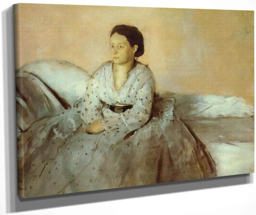 Estelle Musson By Edgar Degas Fine Art Print