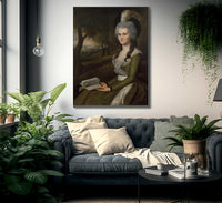 Esther Boardman By Ralph Earl Fine Art Print