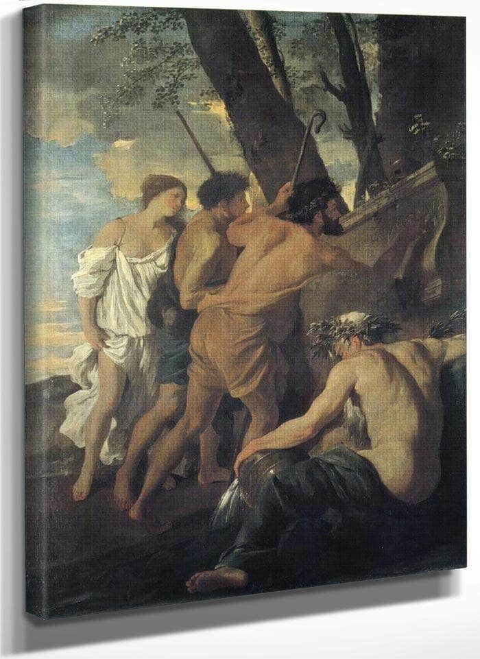 Et In Arcadio Ego (Arcadian Sheperds) I By Nicholas Poussin Fine Art Print