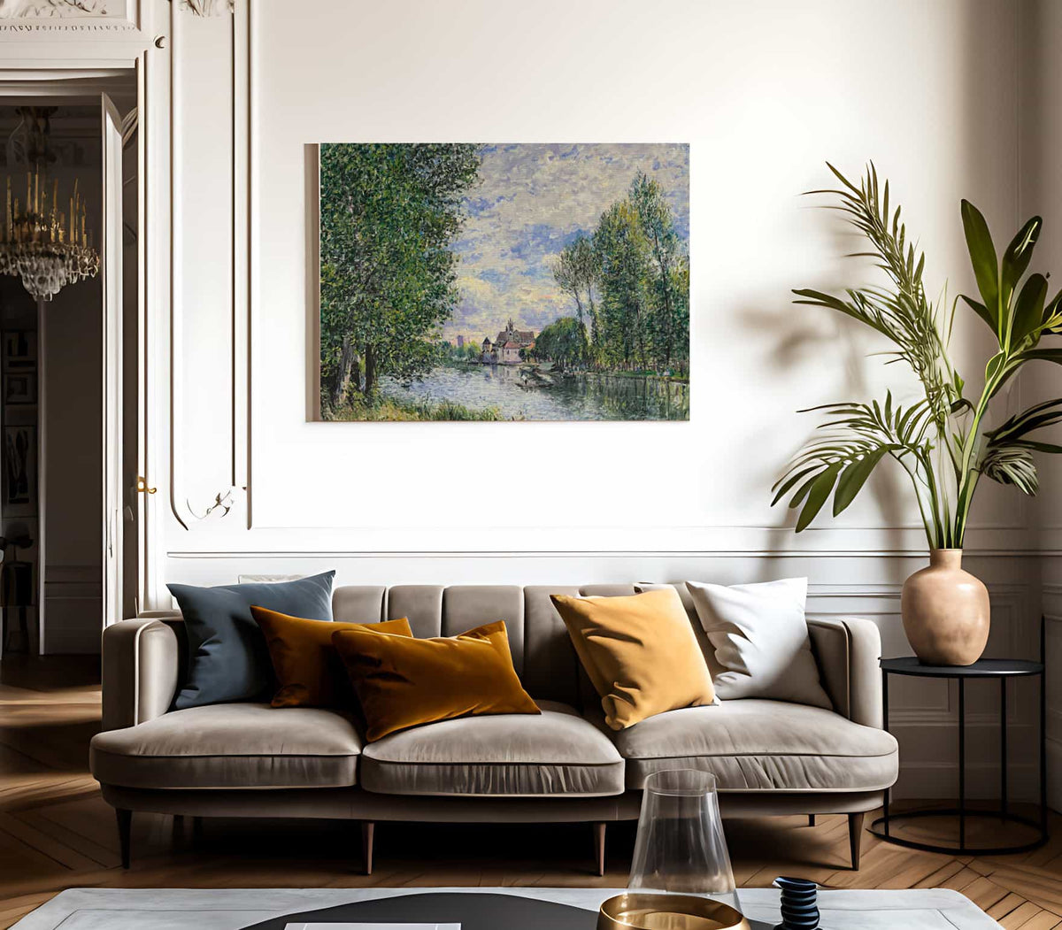 Ete A Moret By Robert P Fine Art Print